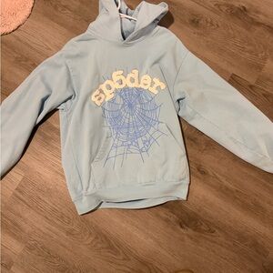blue spider hoodie
